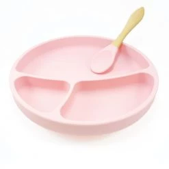 Sevira Kids Vaisselle Enfant Assiette Bébé Compartimentée à Ventouse -Vaisselle et accessoires de cuisine enfant Soldes assiette bebe compartimentee a ventouse 35