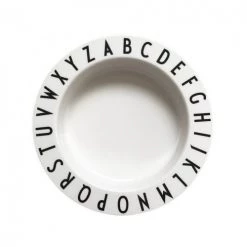 Design Letters Vaisselle Enfant Assiette Creuse Alphabet