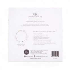 We Might Be Tiny Accessoires De Cuisine Enfant Assiette En Porcelaine ABC -Vaisselle et accessoires de cuisine enfant Soldes assiette en porcelaine abc 5