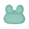 We Might Be Tiny Vaisselle Enfant Assiette En Silicone Lapin Menthe