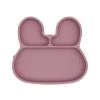We Might Be Tiny Vaisselle Enfant Assiette En Silicone Lapin Vieux Rose