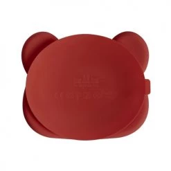 We Might Be Tiny Vaisselle Enfant Assiette En Silicone Ours Brique -Vaisselle et accessoires de cuisine enfant Soldes assiette en silicone ours brique 3