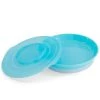Twistshake Vaisselle Enfant Assiette Plate Bleu Pastel