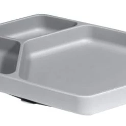 Kindsgut Vaisselle Enfant Assiette Ventouse Carré En Silicone Gris Foncé -Vaisselle et accessoires de cuisine enfant Soldes assiette ventouse carre en silicone gris fonce 2