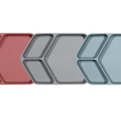 Kindsgut Vaisselle Enfant Assiette Ventouse Carré En Silicone Gris Foncé -Vaisselle et accessoires de cuisine enfant Soldes assiette ventouse carre en silicone gris fonce 4