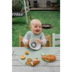 Kindsgut Vaisselle Enfant Assiette Ventouse En Silicone Gris Clair -Vaisselle et accessoires de cuisine enfant Soldes assiette ventouse en silicone gris clair 4