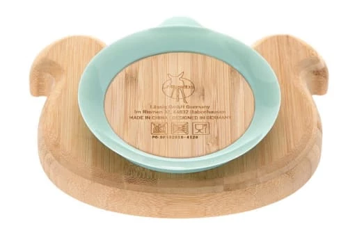 Lassig Vaisselle Enfant Assiette Ventousée En Bambou Chien 2 Lassig Vaisselle Enfant Assiette Ventousée En Bambou Chien – Image 2