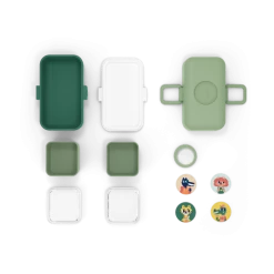 Monbento Gourdes Enfant Et Boîtes à Goûter Bento Pour Enfant Vert Forest 0,8L -Vaisselle et accessoires de cuisine enfant Soldes bento pour enfant vert forest 0 8l 2
