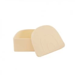 OYOY Living Design Gourdes Enfant Et Boîtes à Goûter Boîte à Déjeuner Beige En Silicone H5x11,5x9,7cm