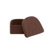 OYOY Living Design Gourdes Enfant Et Boîtes à Goûter Boîte à Déjeuner Marron En Silicone H5x11,5x9,7cm