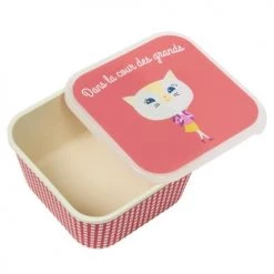 Draeger Paris Gourdes Enfant Et Boîtes à Goûter Boîte À Goûter Chaton -Vaisselle et accessoires de cuisine enfant Soldes boite a gouter chaton 4