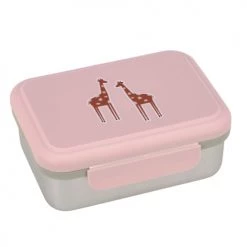 Lassig Gourdes Enfant Et Boîtes à Goûter Boîte à Goûter En Inox Safari Girafe