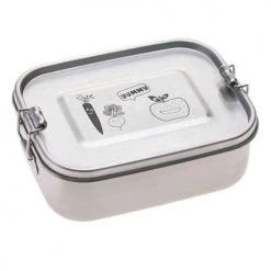 Lassig Gourdes Enfant Et Boîtes à Goûter Boîte à Goûter En Inox Yummy