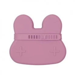 We Might Be Tiny Vaisselle Enfant Boîte à Goûter En Silicone Lapin Vieux Rose -Vaisselle et accessoires de cuisine enfant Soldes boite a gouter en silicone lapin vieux rose 2