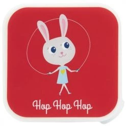 Draeger Paris Gourdes Enfant Et Boîtes à Goûter Boîte À Goûter Petit Lapin -Vaisselle et accessoires de cuisine enfant Soldes boite a gouter petit lapin 2