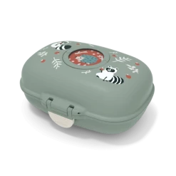 Monbento Gourdes Enfant Et Boîtes à Goûter Boîte à Gouter Pour Enfant Vert Raccoon 0,6L