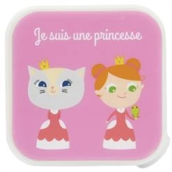 Draeger Paris Gourdes Enfant Et Boîtes à Goûter Boîte À Goûter Princesse -Vaisselle et accessoires de cuisine enfant Soldes boite a gouter princesse 5