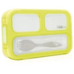 BBluv Gourdes Enfant Et Boîtes à Goûter Boîte à Repas Avec Fourchette, Lunch Box Bento -Vaisselle et accessoires de cuisine enfant Soldes boite a repas avec fourchette lunch box bento 3