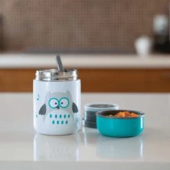 BBluv Accessoires De Cuisine Enfant Boîte à Repas Isotherme Avec Cuillère -Vaisselle et accessoires de cuisine enfant Soldes boite a repas isotherme avec cuillere 3