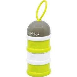 BBluv Gourdes Enfant Et Boîtes à Goûter Boîtes Doseuses Empilables Döse Lime
