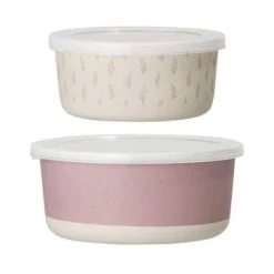Bloomingville Gourdes Enfant Et Boîtes à Goûter Boites Poca Mélamine -Vaisselle et accessoires de cuisine enfant Soldes boites plumes melamine