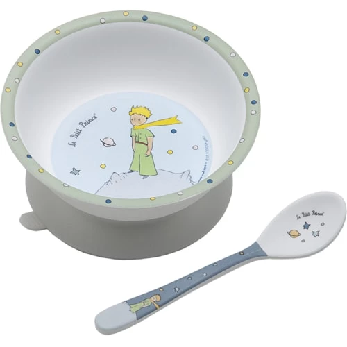 Petit Jour Paris Vaisselle Enfant Bol à Ventouse + Cuillère Le Petit Prince 1 Petit Jour Paris Vaisselle Enfant Bol à Ventouse + Cuillère Le Petit Prince