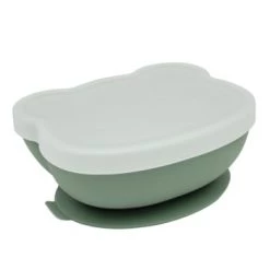 We Might Be Tiny Vaisselle Enfant Bol à Ventouse En Silicone Vert -Vaisselle et accessoires de cuisine enfant Soldes bol a ventouse en silicone vert 4