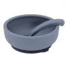 By Lille Vilde Vaisselle Enfant Bol à Ventouse Pour Bébé Silicone Bleu
