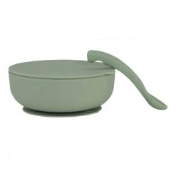 Vaisselle et accessoires de cuisine enfant Soldes -Vaisselle et accessoires de cuisine enfant Soldes bol a ventouse pour bebe silicone vert 1