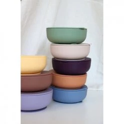 By Lille Vilde Vaisselle Enfant Bol à Ventouse Pour Bébé Silicone Vert -Vaisselle et accessoires de cuisine enfant Soldes bol a ventouse pour bebe silicone vert 3