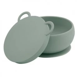 Sevira Kids Vaisselle Enfant Bol Bébé à Ventouse Et Couvercle