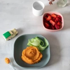 Béaba Vaisselle Enfant Bol Silicone Ventouse Grey -Vaisselle et accessoires de cuisine enfant Soldes bol silicone ventouse grey 5