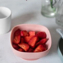 Béaba Vaisselle Enfant Bol Silicone Ventouse Pink -Vaisselle et accessoires de cuisine enfant Soldes bol silicone ventouse pink 2