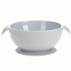 Lassig Vaisselle Enfant Bol Ventousé En Silicone Gris