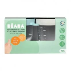 Béaba Accessoires De Cuisine Enfant Coffret 2 Portions Verre 150ml Airy-green/250ml Light Mist 8 Béaba Accessoires De Cuisine Enfant Coffret 2 Portions Verre 150ml Airy-green/250ml Light Mist -Vaisselle et accessoires de cuisine enfant Soldes coffret 2 portions verre 150ml airy green 250ml light mist 2