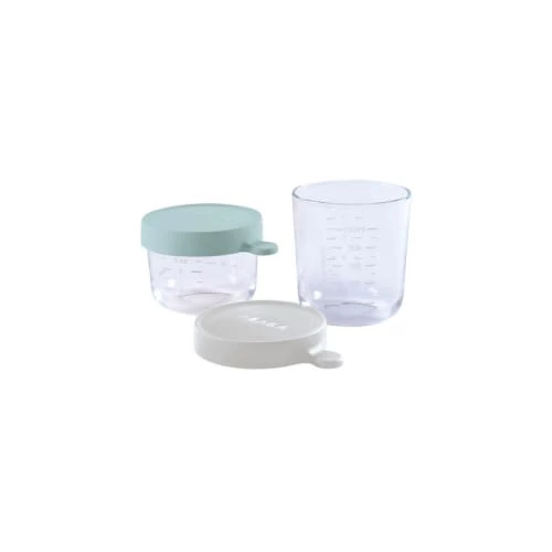 Béaba Accessoires De Cuisine Enfant Coffret 2 Portions Verre 150ml Airy-green/250ml Light Mist 1 Béaba Accessoires De Cuisine Enfant Coffret 2 Portions Verre 150ml Airy-green/250ml Light Mist