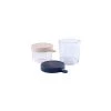 Béaba Accessoires De Cuisine Enfant Coffret 2 Portions Verre 150ml Pink Et 250ml Dark Blue