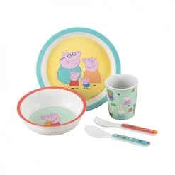 Petit Jour Paris Vaisselle Enfant Coffret Cadeau 5 Pièces Multicouleur Bébé