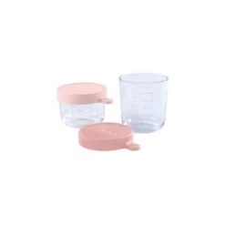 Béaba Accessoires De Cuisine Enfant Coffret De 2 Portions Verre 150ml Pink / 250ml Old Pink -Vaisselle et accessoires de cuisine enfant Soldes coffret de 2 portions verre 150ml pink 250ml old pink 3