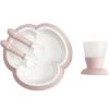 BabyBjörn Vaisselle Enfant Coffret Repas Bébé Rose Pastel (4 Pièces)