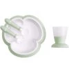 BabyBjörn Vaisselle Enfant Coffret Repas Bébé Vert Pastel (4 Pièces)
