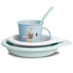 Suavinex Vaisselle Enfant Coffret Repas Into The Forest Bleu (4 Pièces)