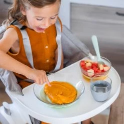 Béaba Vaisselle Enfant Coffret Repas Verre Yellow -Vaisselle et accessoires de cuisine enfant Soldes coffret repas verre yellow 3