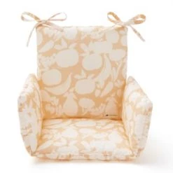 Cocoeko Accessoires De Cuisine Enfant Coussin De Chaise Haute En Coton Bio Poires D'automne -Vaisselle et accessoires de cuisine enfant Soldes coussin de chaise haute delice