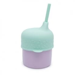 We Might Be Tiny Vaisselle Enfant Couvercle Gobelet Et Mini-paille Menthe -Vaisselle et accessoires de cuisine enfant Soldes couvercle gobelet et mini paille menthe 2