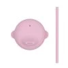 We Might Be Tiny Vaisselle Enfant Couvercle Gobelet Et Mini-paille Rose