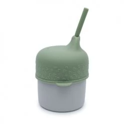 We Might Be Tiny Vaisselle Enfant Couvercle Gobelet Et Mini-paille Vert -Vaisselle et accessoires de cuisine enfant Soldes couvercle gobelet et mini paille vert 2