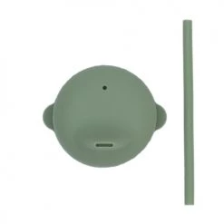 We Might Be Tiny Vaisselle Enfant Couvercle Gobelet Et Mini-paille Vert
