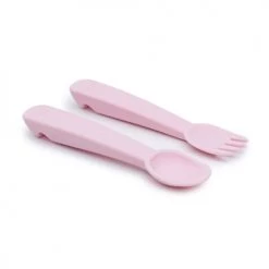 We Might Be Tiny Vaisselle Enfant Couverts Bébé En Silicone Rose -Vaisselle et accessoires de cuisine enfant Soldes couverts bebe en silicone rose 2