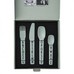 Design Letters Vaisselle Enfant Couverts Enfants Alphabet Vert -Vaisselle et accessoires de cuisine enfant Soldes couverts enfants alphabet vert 3